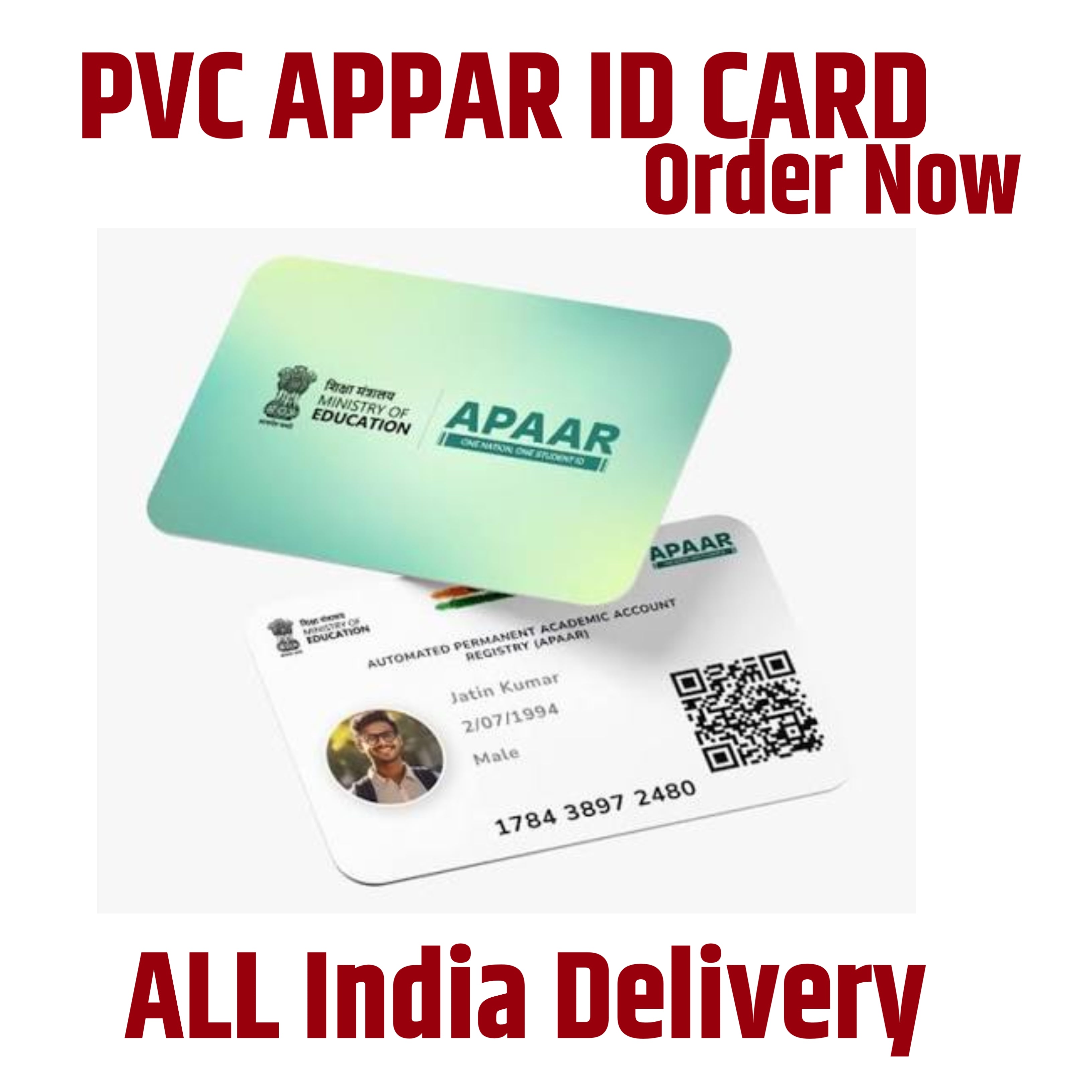 PVC APPAR ID CARD (STUDENTS CARD)