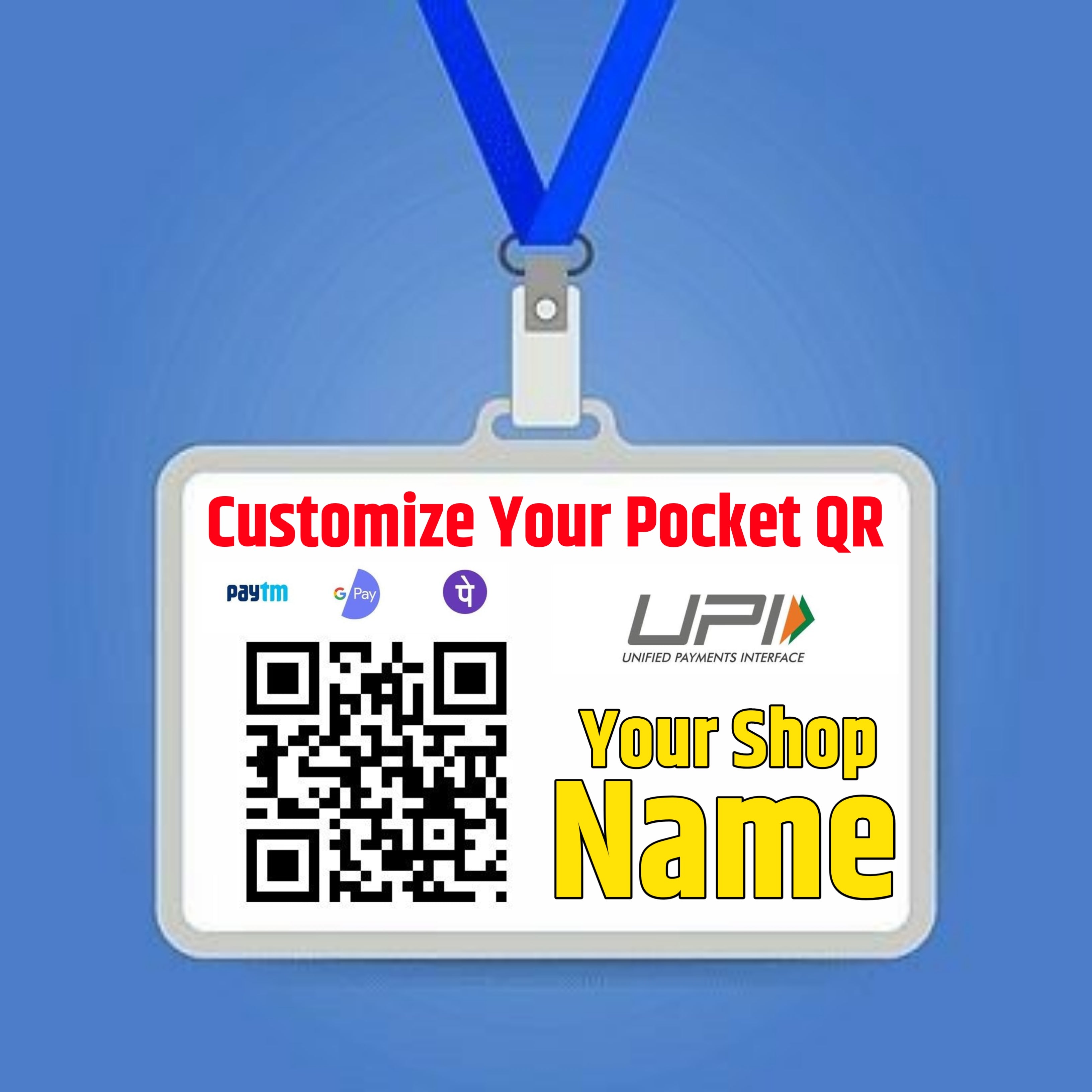Pocket QR Customised
